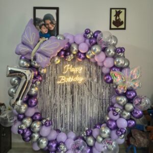 Butterfly Theme Kids Birthday Decoration