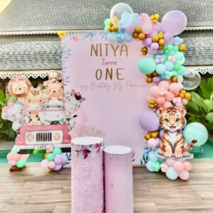 Jungle Theme Kids Birthday Decoration