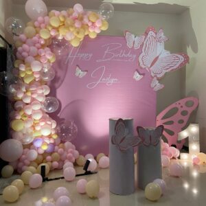 Butterfly Theme Kids Birthday Decoration