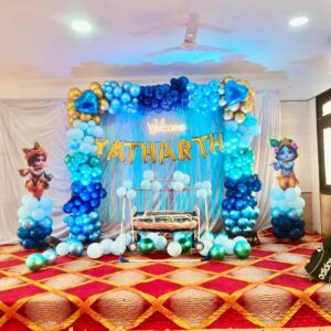 Krishna Theme Kids Birthday Decoration