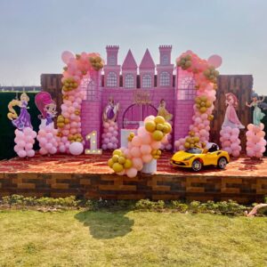 Princess Theme Kids Birthday Decoration Balloon Decoration Raipur