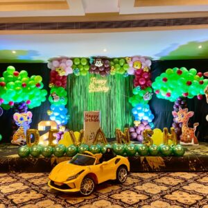 Jungle Theme Kids Birthday Decoration