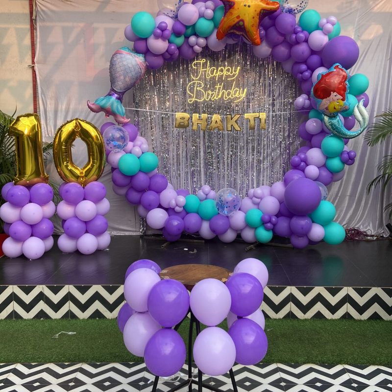 Murmaid Theme balloon Ring Decoration